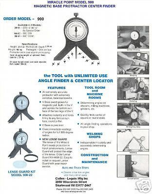 Miracle point centering head model 900-03 counter clockwise dial 0 - 360 degree for sale