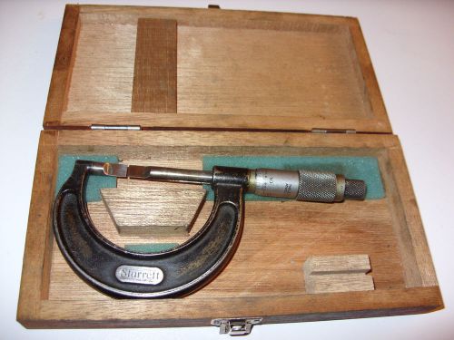 STARRETT  BLADE 0&#034; TO 1&#034; MIC OUTSIDE  MICROMETER    MODEL 486-1&#034;