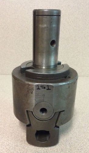 FLYNN No. 65 T BORING HEAD 3/4&#034; square &#034;TOOL BAR HOLDER W/ BEAVER QUICK CHANGE