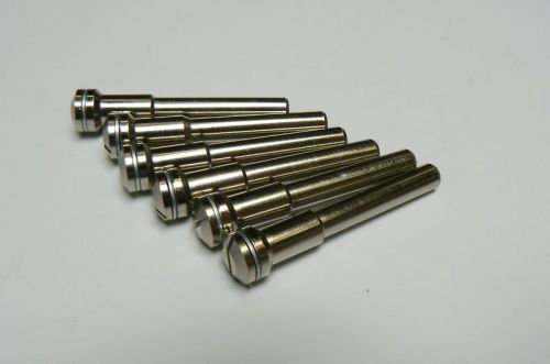 1/4&#034; SHANK REINFORCED MANDRELS 1/8&#034; SCREW 6Pc HOLDERS