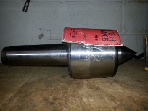 Rohm 93439 Type 604H Basic Tool Steel Heavy Duty Revolving Tailstock Center