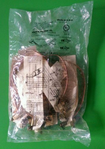 (Bag of 10) Electric Motion EM 5907-SWB Universal Ground Clamp w/ 7&#034; Strap