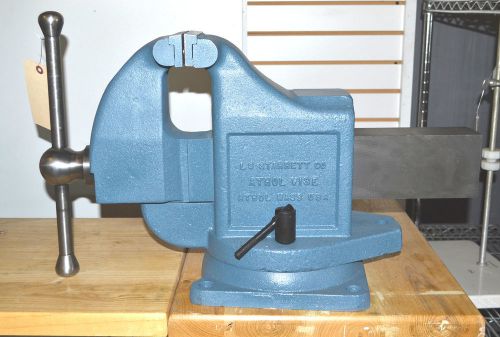 NOS 6&#034; STARRETT USA Athol 926 MACHINISTS Bench VISE c/w Swivel BASE K387 200+lbs