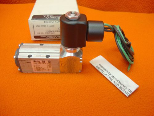 NEW Versa Solenoid Valve KSG-4332-3-A120 Four Way 4 120 volt