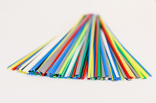 PP plastic welding rods MIX triangle &amp;flat strips weld sticks 40pcs