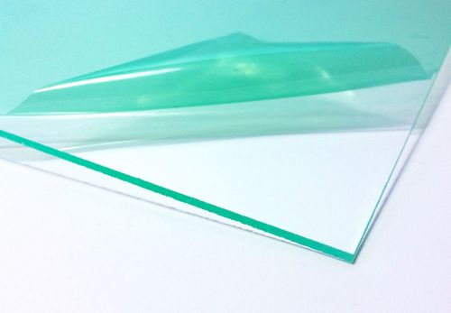 Clear perspex acrylic plastic plexiglass thickness 5/64&#034; cut 8.27in x 11.69in for sale