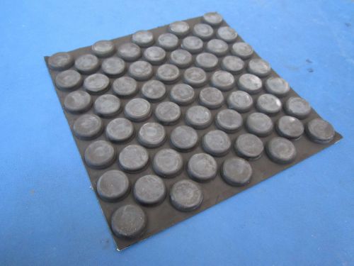 Pack of 17 rubber feet sheet - 3/4 inch wide, 1/4 inch deep - 1088 pieces total for sale