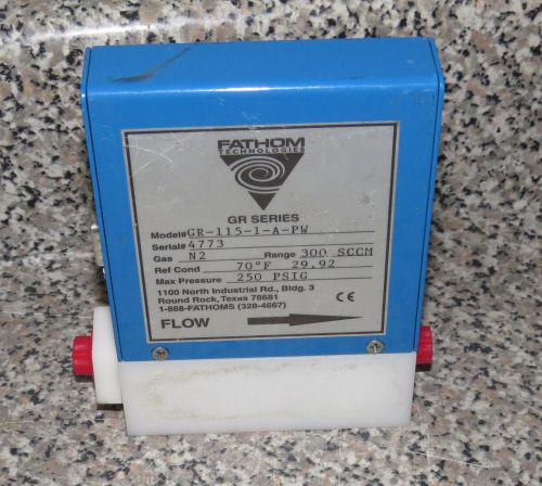 FATHOM FLOWMETER GR SERIES MODEL GR-115-1-A-PW 300SCCM