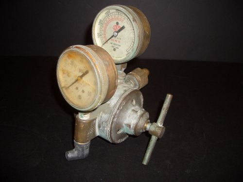 Vinyage Brass AIRCO Dual-Stage   Welding Regulator Gauge STEAMPUNK