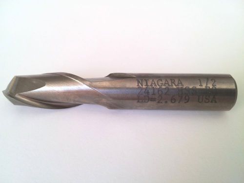 Niagara Cutter Bit - 1/2&#034; x 1/2&#034; HSS Flute, Right Hand, SB207 USA