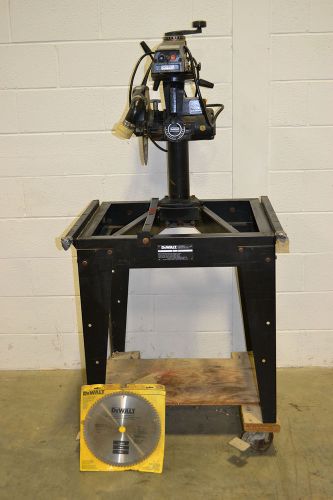 Dewalt 7790 type 8 12&#034; radial arm saw, 3.5hp, 220v, 1-phase, extra blade for sale