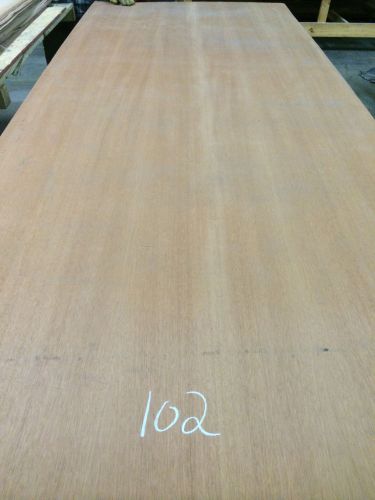 Wood Veneer Hon Mahogany 48x108 1pcs total 20Mil Paper Backed &#034;EXOTIC&#034; WWF 102