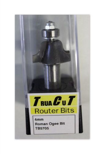 **new** truacut router bit - 4mm roman ogee bit - stanley **freepost** for sale