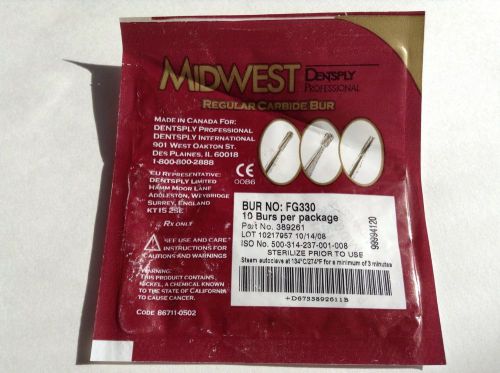 Midwest Carbide Burs FG330 10 Pack