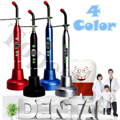 4 color new dental led curing light cure lamp d2 wireless cordless 5w led lamp for sale