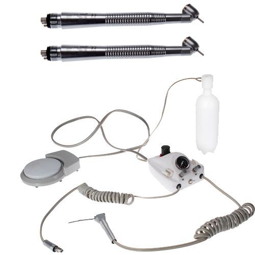 Portable Dental Turbine Unit +2 Surgical 45° handpiece