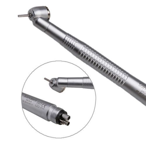 1 X New Dental 45 Degree High Speed Handpiece Push Button 4 Holes