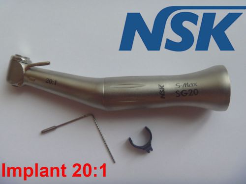 2014 New Sale NSK S MAX SG-20 Dental implant Reduction 20:1 Sugery Contra Angle