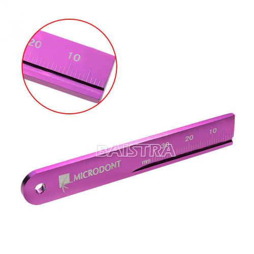 1 PC Gutta Percha Point Ruler Dental Endodontic Span Measure Scale Purple