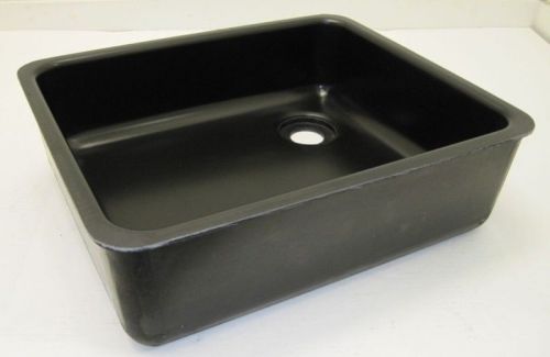 NEW DURCON ADA Laboratory Epoxy Resin Drop In Sink A25 18&#034;x15&#034;x5&#034; w drain outlet