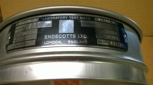 Endecotts Sieve 710 Micron Aperture/ #25 Mesh, Brass Frame, Stainless Steel Mesh