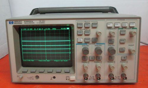 HP HEWLETT PACKARD 54602A OSCILLOSCOPE 150MHZ 4 CHANNELS