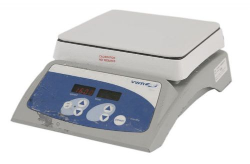 Vwr 810 7&#034;x7&#034; glass top 60-1600rpm digital magnetic stirrer mixer lab 11301-010 for sale