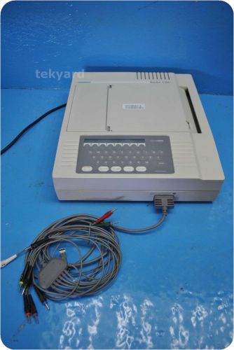 SIEMENS BURDICK E350 12 LEAD ELECTROCARDIOGRAPH (EKG / ECG / E.K.G. / E.C.G.) @