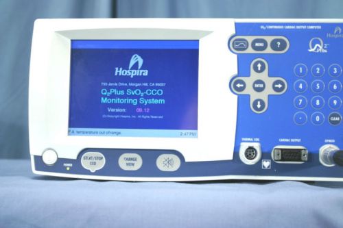 Hospira o2 plus svo2 continuous cardiac output computer for sale