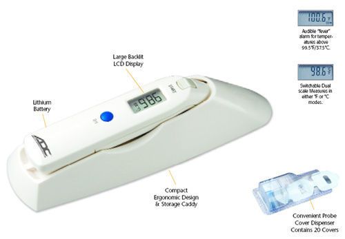 DIGITAL INFRARED EAR THERMOMETER #424 ADC