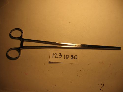 ROCHESTER/ PEAN HEMOSTAT FORCEP STRAIGHT/SERRATED &#034;12&#034;