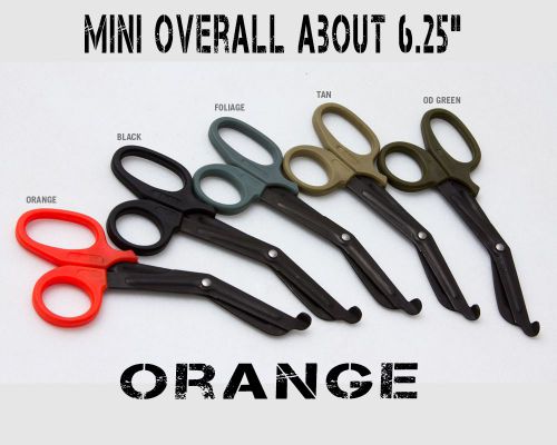 MSM EMT Trauma Shears MINI OD Orange