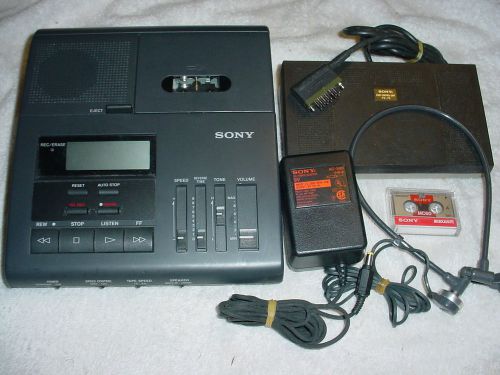 SONY MICRO CASSETTE TRANSCRIBER JAPAN DICTAPHONE BM-850