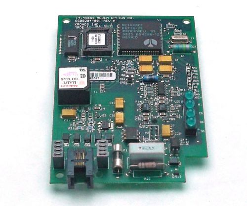 14.4 Kbps MODEM ETHERNET OPTION BOARD 6600204-001 FOR KRONOS 480F TIME CLOCK