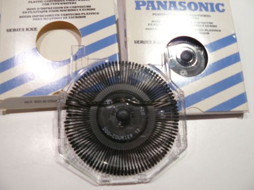 6 New Panasonic Typewriter Courier 10  print wheels