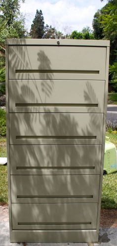 Metal lateral file cabinet