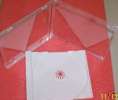 1200 STANDARD CD JEWEL CASES &amp; WHITE TRAY BL100&amp;LZ01PK