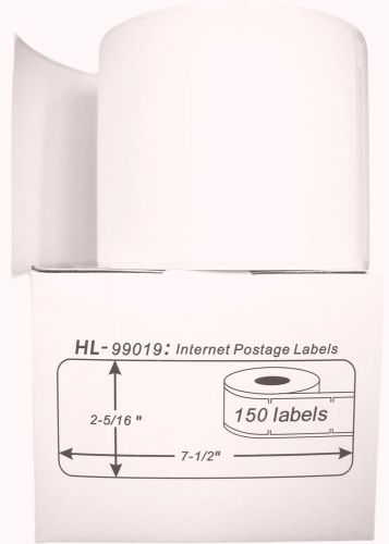 2 Rolls of 150 1-Part Ebay PayPal Postage Labels for DYMO® LabelWriters® 99019