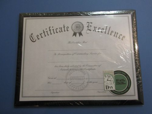 DAX CERTIFICATE FRAME 8 1/2 X 11in (4 Pack)