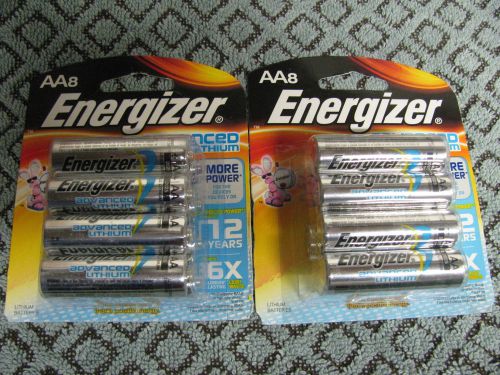 New Sealed 16 AA Energizer ADVANCED Lithium Batteries Expires 2022 OR BETTER