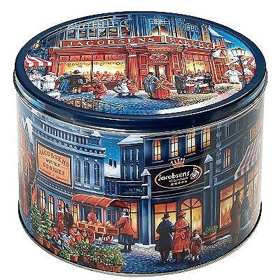 Jacobsens Danish Butter Cookies Tin 4 LBS