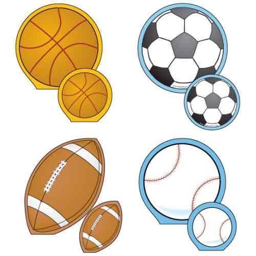 Creative Shapes Large Sports Notepad Set