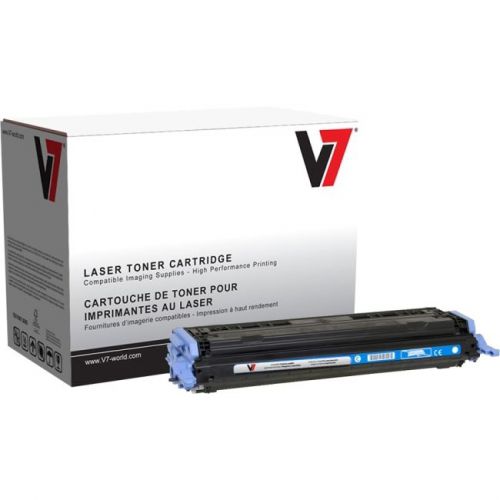 V7 TONER V72600C Q6001A CYAN TONER CARTRIDGE