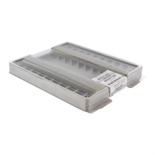 Waterman/Parker Clear Plastic Empty Pen Tray, 10/Slots, 25/Trays