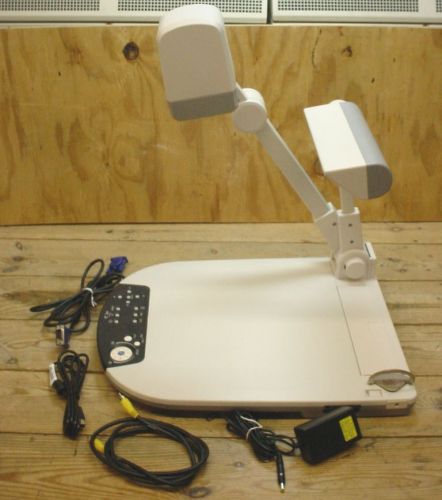 ELMO VISUAL PRESENTER P10 P-10 Overhead Projector Document Camera w/ cables