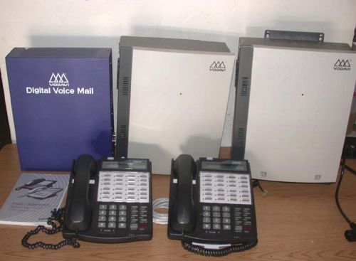 Vodavi Infinite 5000-00 KSU 5002-01 EKSU 11 phones + DHD voice mail System