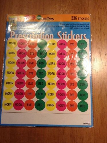 NIP 336 Pack prescription stickers Pack of 24