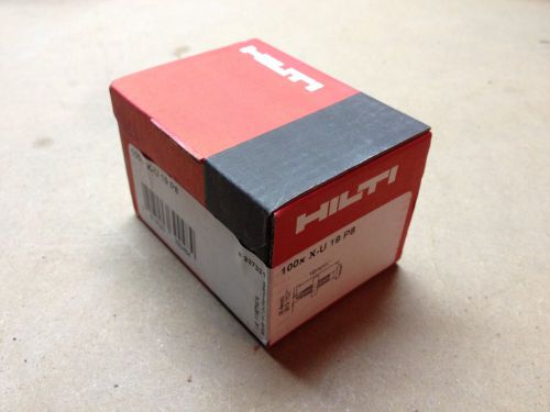 Hilti Premium Fastener X-U 19 P8 - Steel/Concrete - Use with DX 460 F8 - 100 Ct.