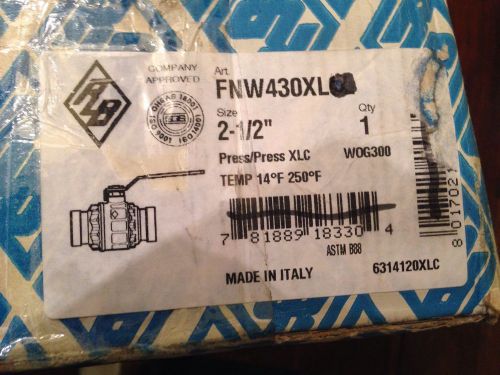 FNW BALL VALVE  WATER  FNW430XLCL SIZE-  2 1/2&#034;   6314120XLC