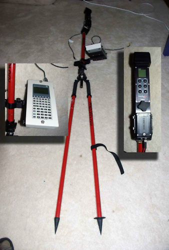 Mapstar Compass Module II, HP 48GX and bipod legs